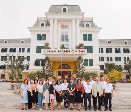 Group photo of the workshop in Hanoi at the VNUA.