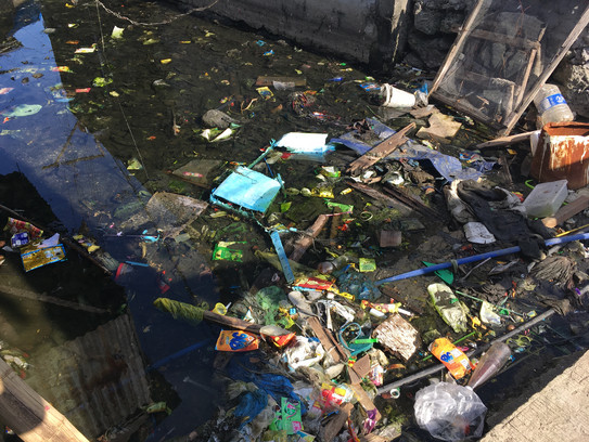 Haphazard dumping in Coloong settlement, Valenzuela City in February 2018. 
