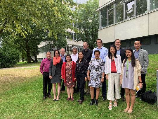 Group photo on South Campus, TU Dortmund